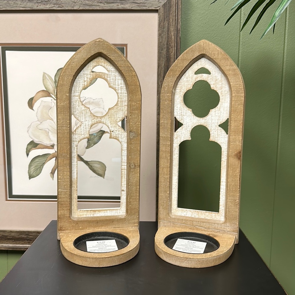 Decorative Hanging Candle Holder - Includes Both